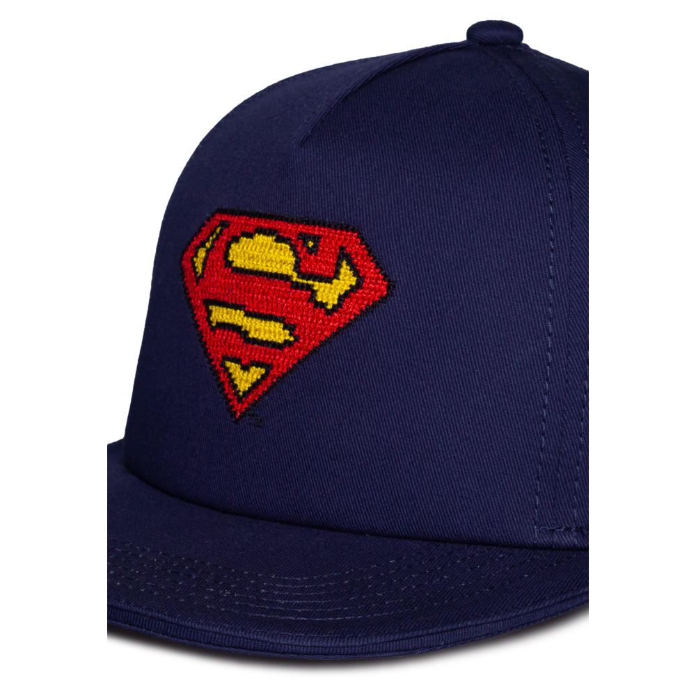 DC Comics Superman - Logo Snapback Pet - Donkerblauw